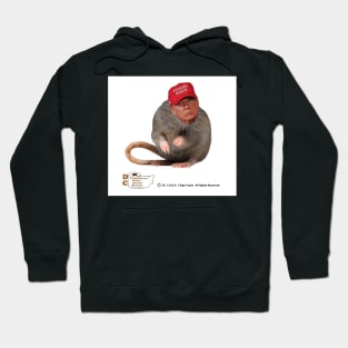 "F**king Moron" Rat in a Hat Hoodie